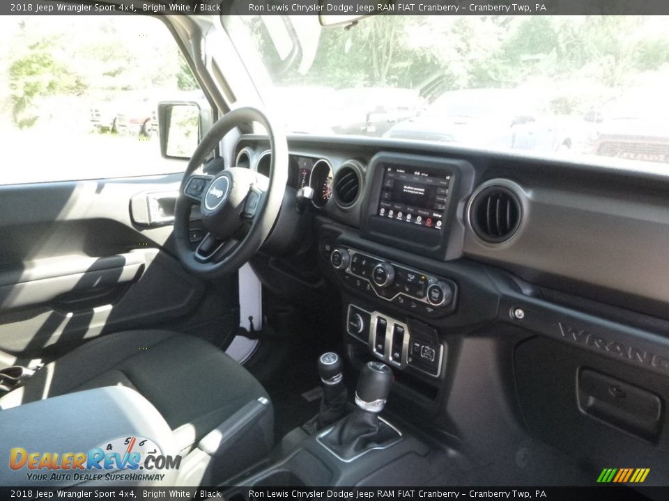 2018 Jeep Wrangler Sport 4x4 Bright White / Black Photo #11