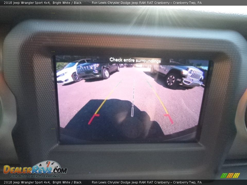 2018 Jeep Wrangler Sport 4x4 Bright White / Black Photo #20