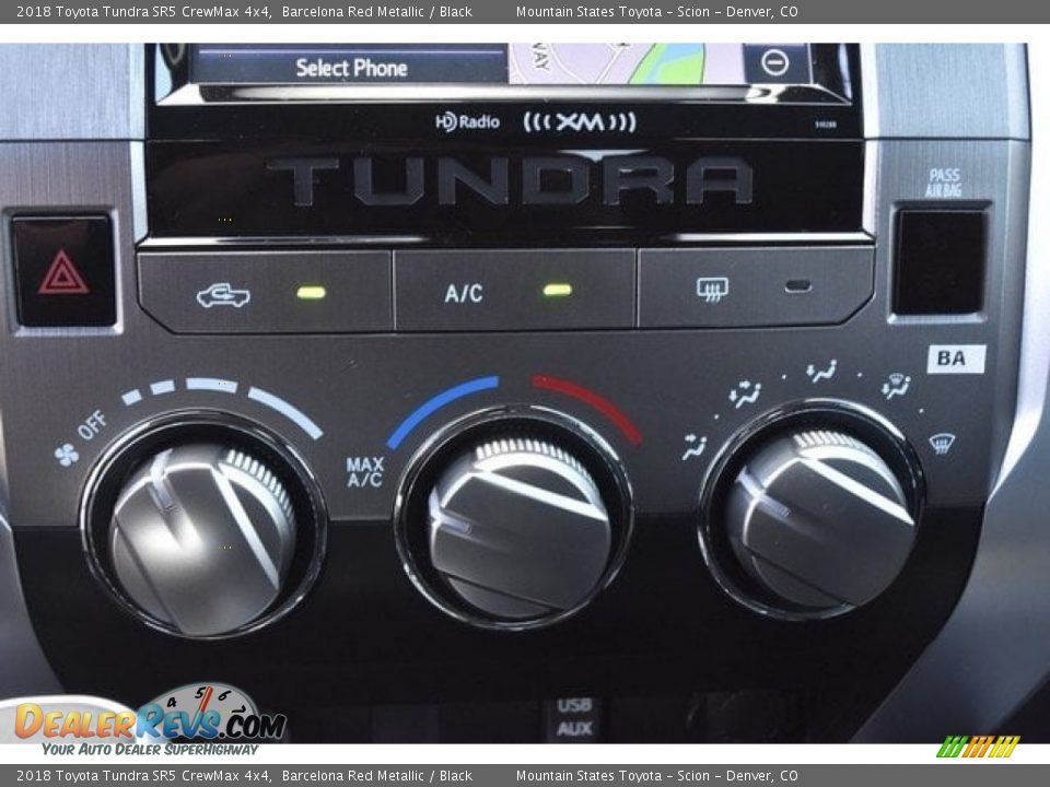 2018 Toyota Tundra SR5 CrewMax 4x4 Barcelona Red Metallic / Black Photo #29
