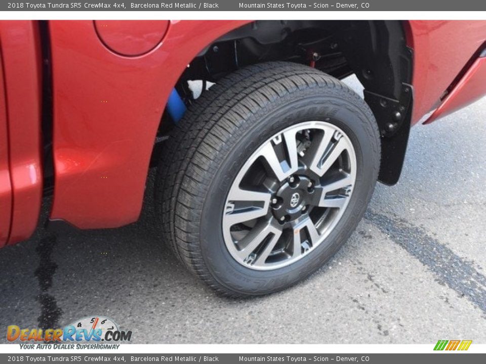2018 Toyota Tundra SR5 CrewMax 4x4 Barcelona Red Metallic / Black Photo #33