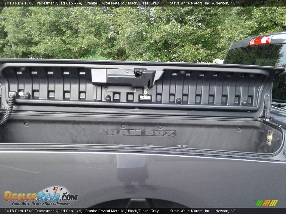 2018 Ram 1500 Tradesman Quad Cab 4x4 Granite Crystal Metallic / Black/Diesel Gray Photo #28