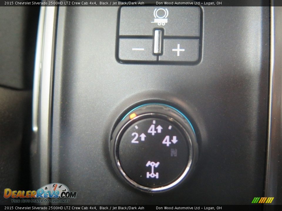2015 Chevrolet Silverado 2500HD LTZ Crew Cab 4x4 Black / Jet Black/Dark Ash Photo #6