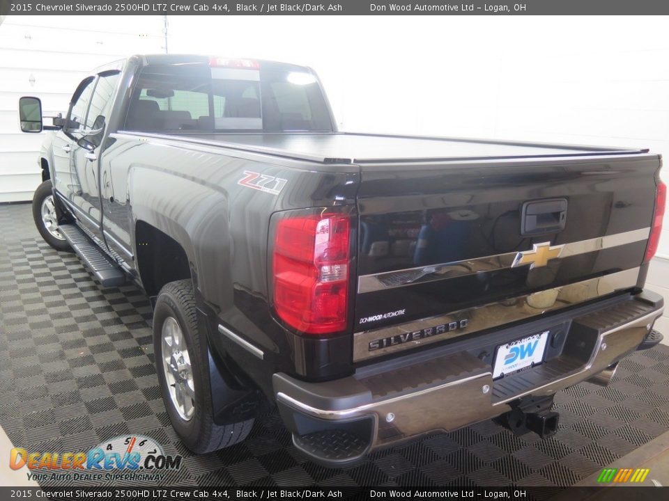 2015 Chevrolet Silverado 2500HD LTZ Crew Cab 4x4 Black / Jet Black/Dark Ash Photo #11