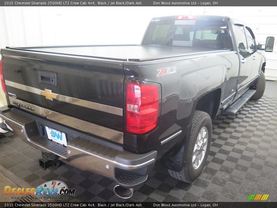 2015 Chevrolet Silverado 2500HD LTZ Crew Cab 4x4 Black / Jet Black/Dark Ash Photo #13