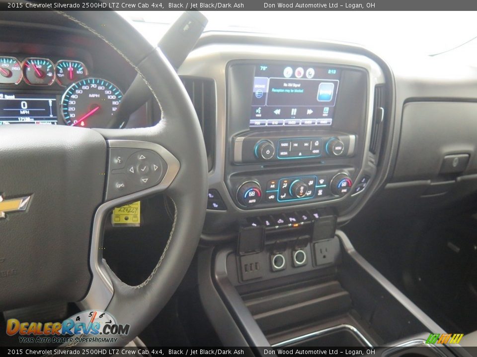 2015 Chevrolet Silverado 2500HD LTZ Crew Cab 4x4 Black / Jet Black/Dark Ash Photo #18
