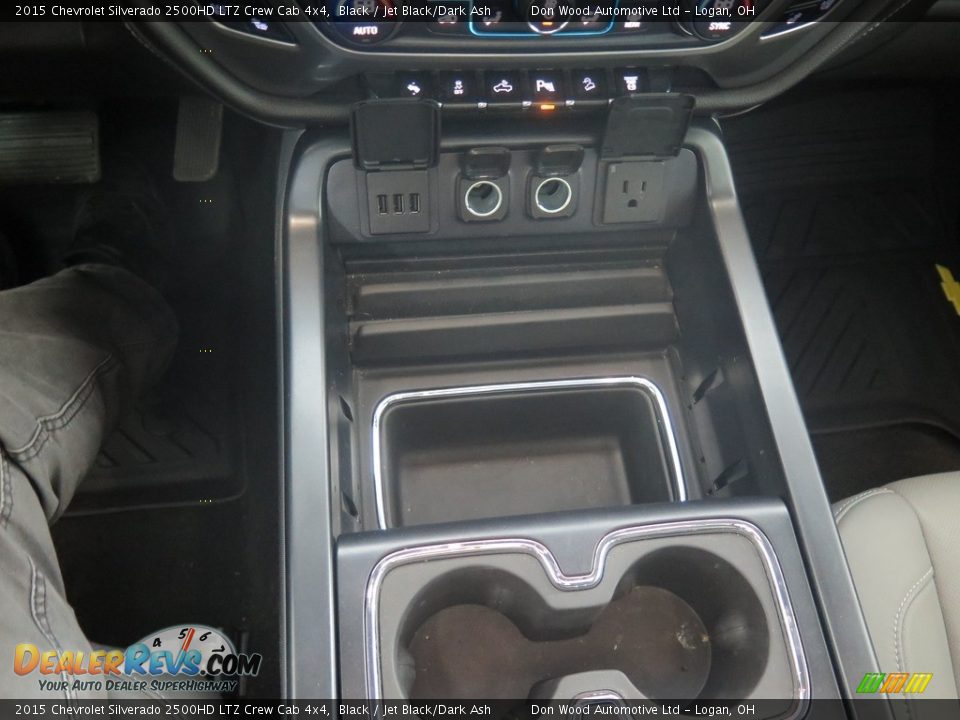 2015 Chevrolet Silverado 2500HD LTZ Crew Cab 4x4 Black / Jet Black/Dark Ash Photo #22