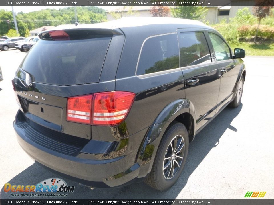 2018 Dodge Journey SE Pitch Black / Black Photo #5