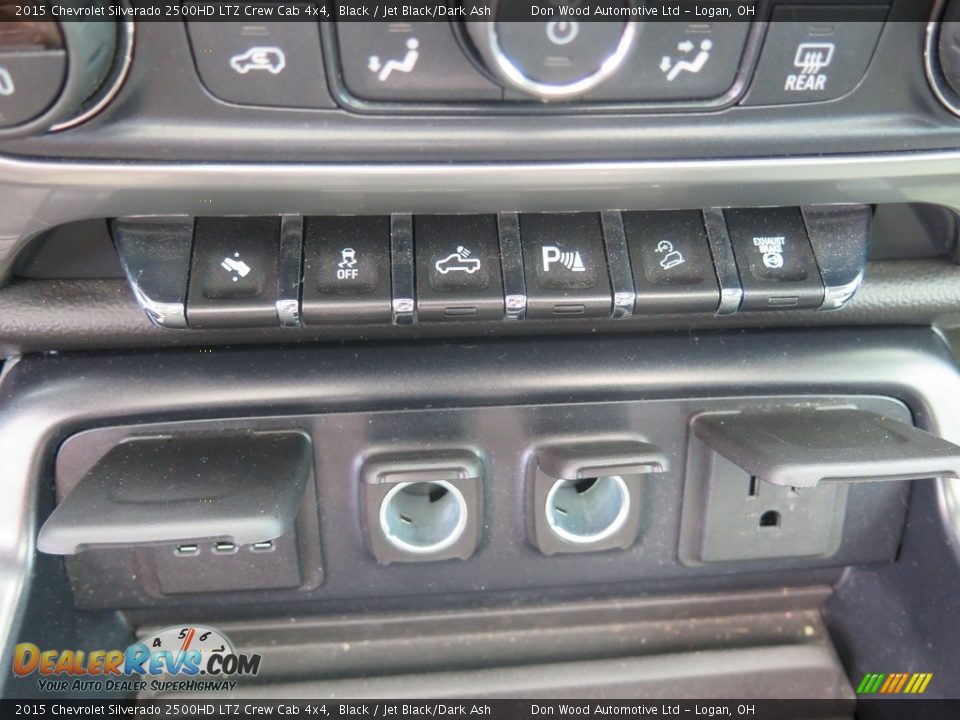 2015 Chevrolet Silverado 2500HD LTZ Crew Cab 4x4 Black / Jet Black/Dark Ash Photo #23