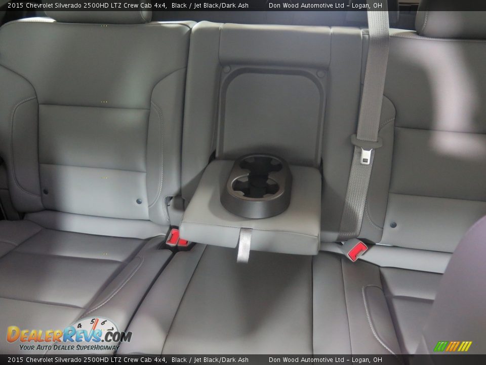 2015 Chevrolet Silverado 2500HD LTZ Crew Cab 4x4 Black / Jet Black/Dark Ash Photo #24