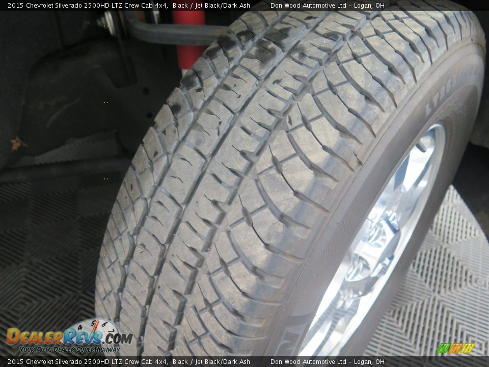 2015 Chevrolet Silverado 2500HD LTZ Crew Cab 4x4 Black / Jet Black/Dark Ash Photo #25