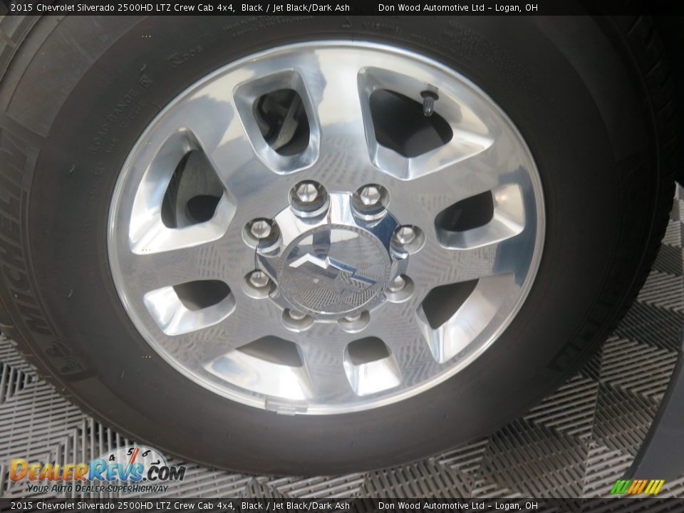 2015 Chevrolet Silverado 2500HD LTZ Crew Cab 4x4 Black / Jet Black/Dark Ash Photo #26