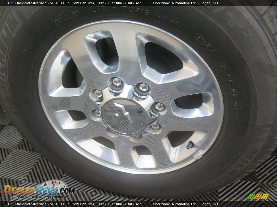 2015 Chevrolet Silverado 2500HD LTZ Crew Cab 4x4 Black / Jet Black/Dark Ash Photo #27