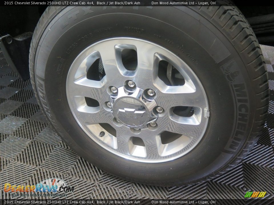 2015 Chevrolet Silverado 2500HD LTZ Crew Cab 4x4 Black / Jet Black/Dark Ash Photo #28