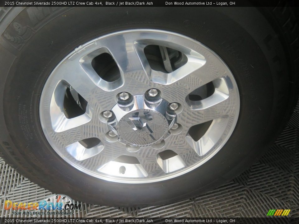 2015 Chevrolet Silverado 2500HD LTZ Crew Cab 4x4 Black / Jet Black/Dark Ash Photo #29
