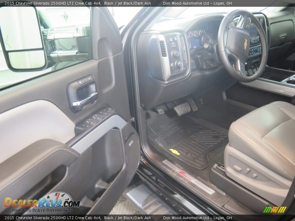 2015 Chevrolet Silverado 2500HD LTZ Crew Cab 4x4 Black / Jet Black/Dark Ash Photo #35
