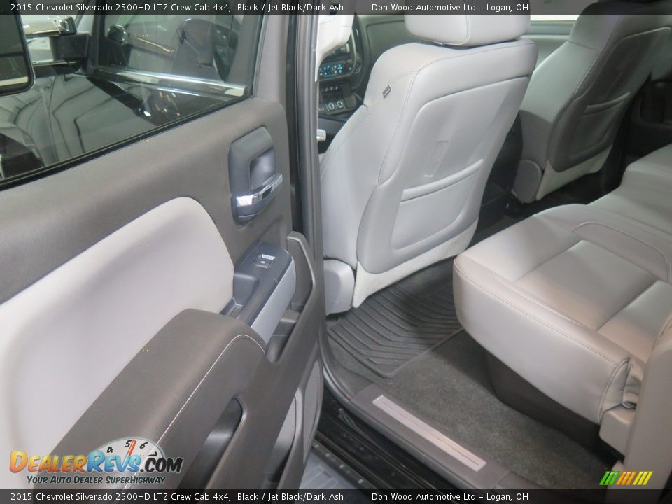 2015 Chevrolet Silverado 2500HD LTZ Crew Cab 4x4 Black / Jet Black/Dark Ash Photo #36