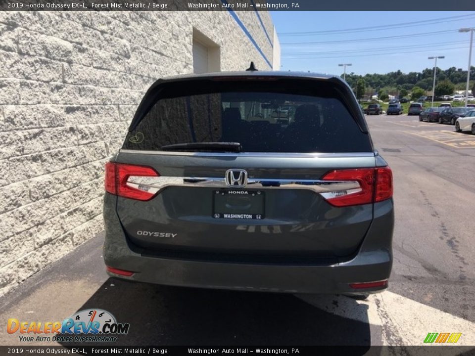 2019 Honda Odyssey EX-L Forest Mist Metallic / Beige Photo #5