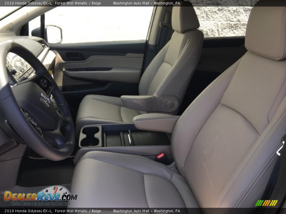 2019 Honda Odyssey EX-L Forest Mist Metallic / Beige Photo #12