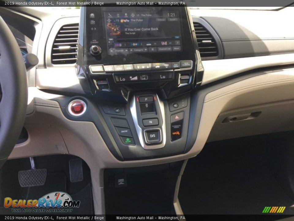 2019 Honda Odyssey EX-L Forest Mist Metallic / Beige Photo #15