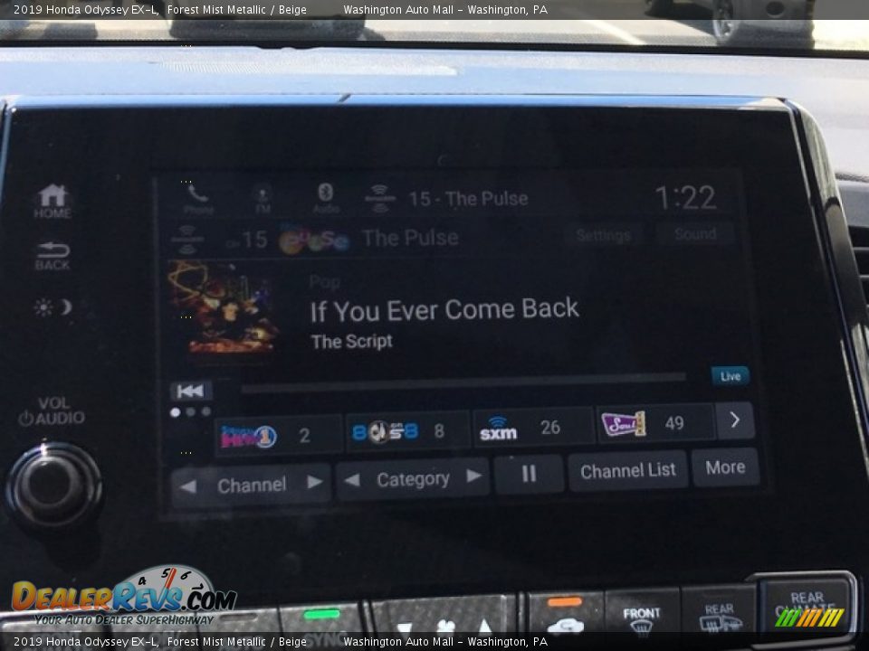 2019 Honda Odyssey EX-L Forest Mist Metallic / Beige Photo #16