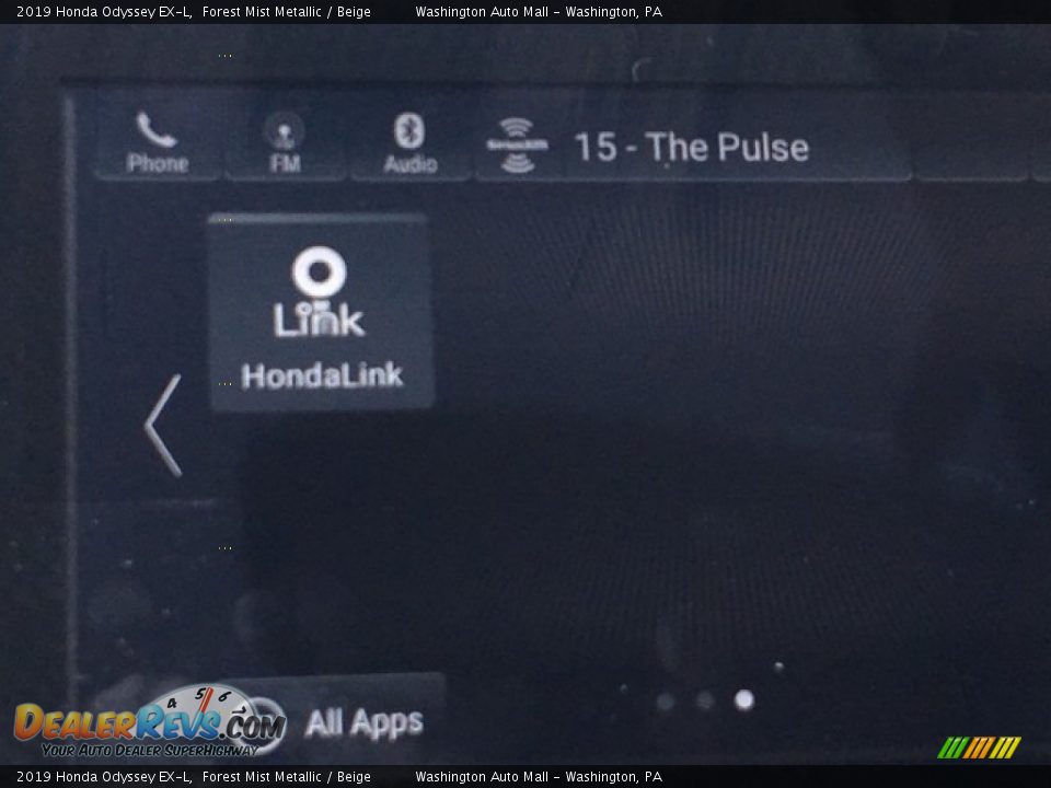 2019 Honda Odyssey EX-L Forest Mist Metallic / Beige Photo #19