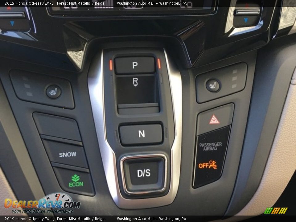 2019 Honda Odyssey EX-L Forest Mist Metallic / Beige Photo #22