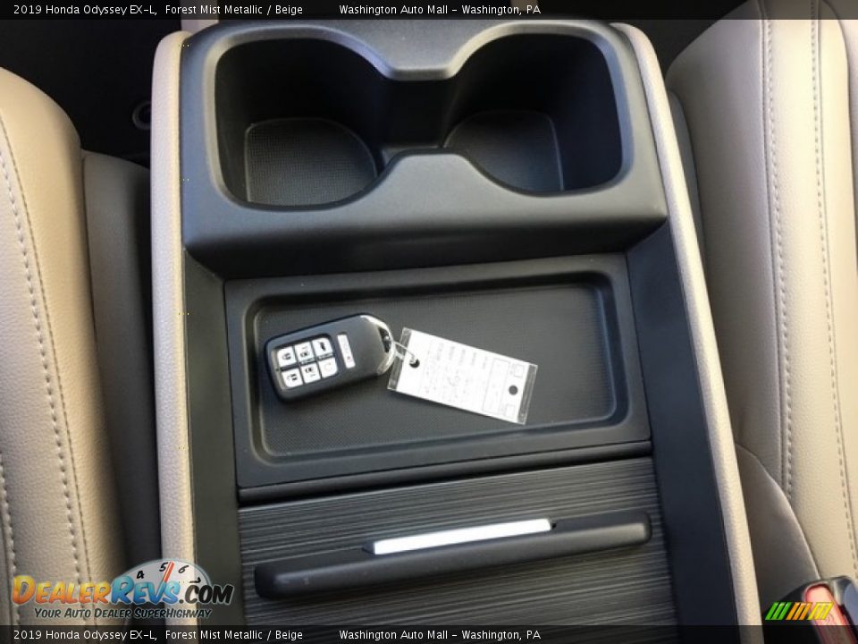 2019 Honda Odyssey EX-L Forest Mist Metallic / Beige Photo #23