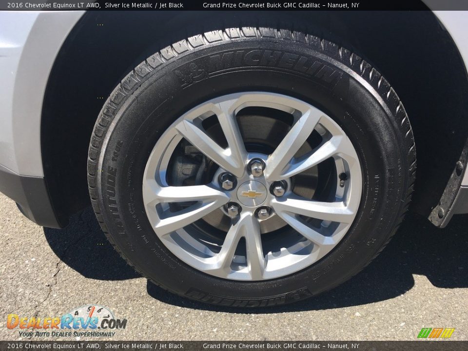 2016 Chevrolet Equinox LT AWD Silver Ice Metallic / Jet Black Photo #11