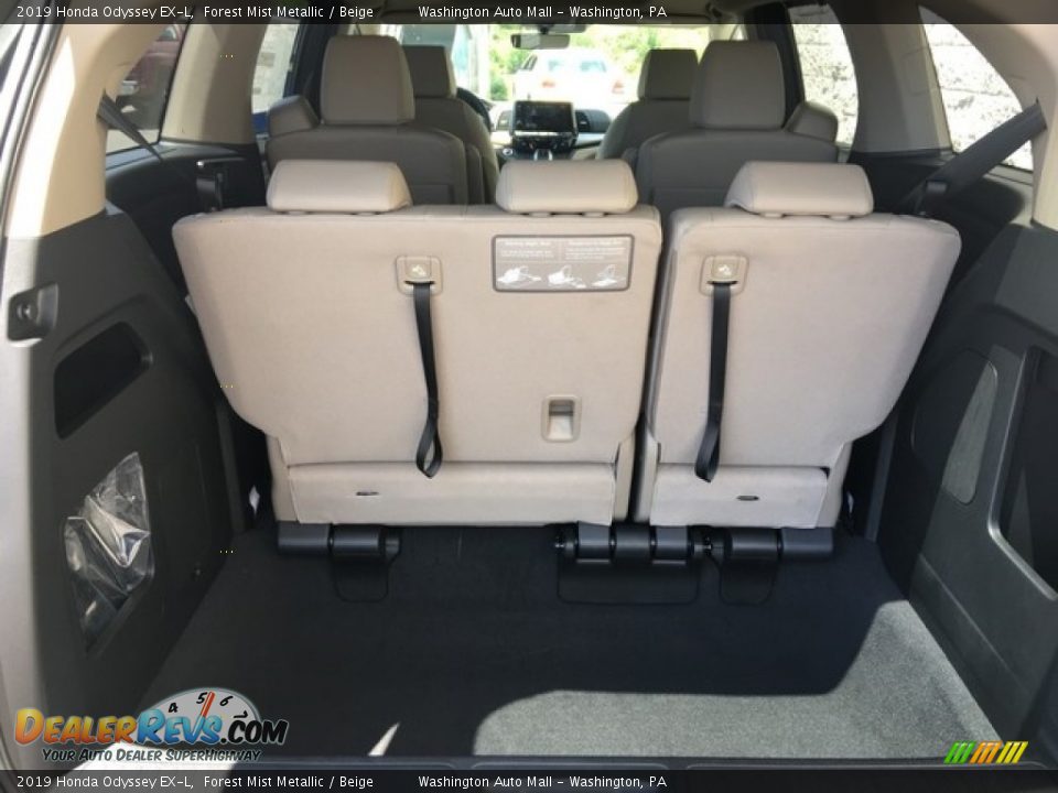 2019 Honda Odyssey EX-L Forest Mist Metallic / Beige Photo #28
