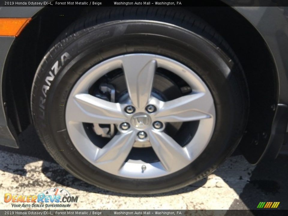 2019 Honda Odyssey EX-L Forest Mist Metallic / Beige Photo #34