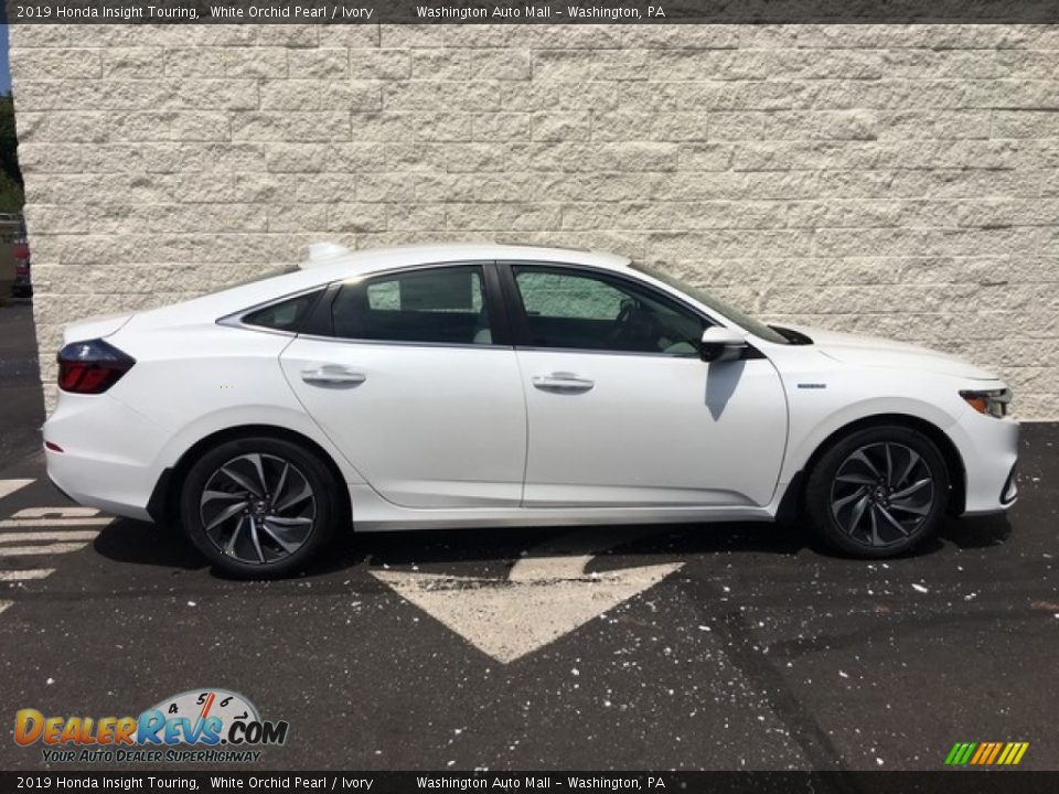 2019 Honda Insight Touring White Orchid Pearl / Ivory Photo #3