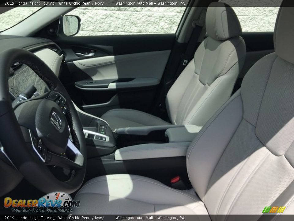 2019 Honda Insight Touring White Orchid Pearl / Ivory Photo #12
