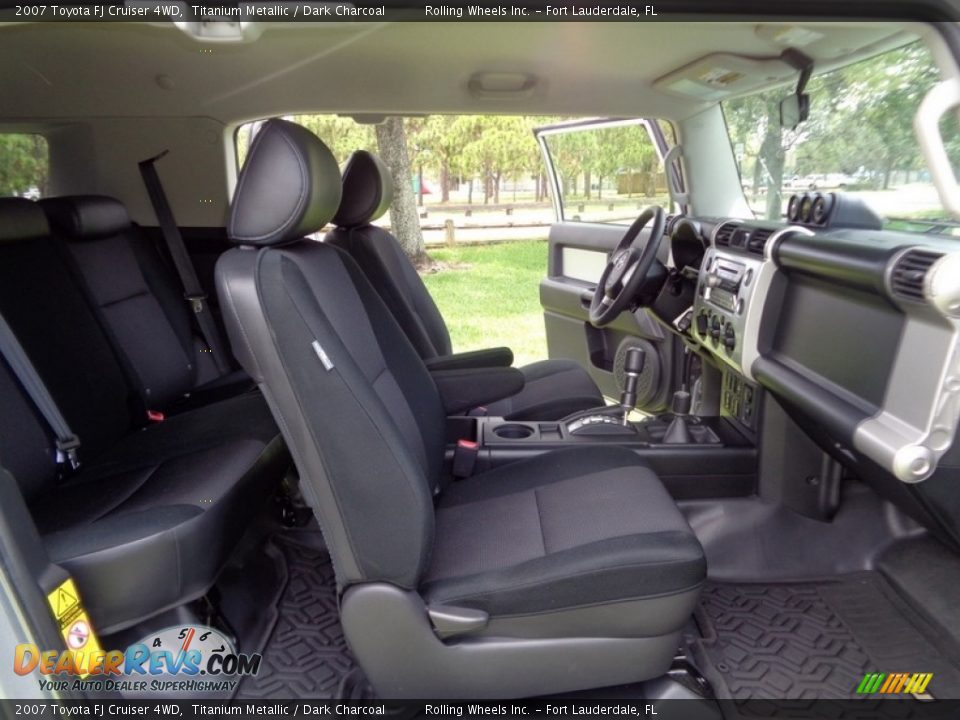 2007 Toyota FJ Cruiser 4WD Titanium Metallic / Dark Charcoal Photo #10