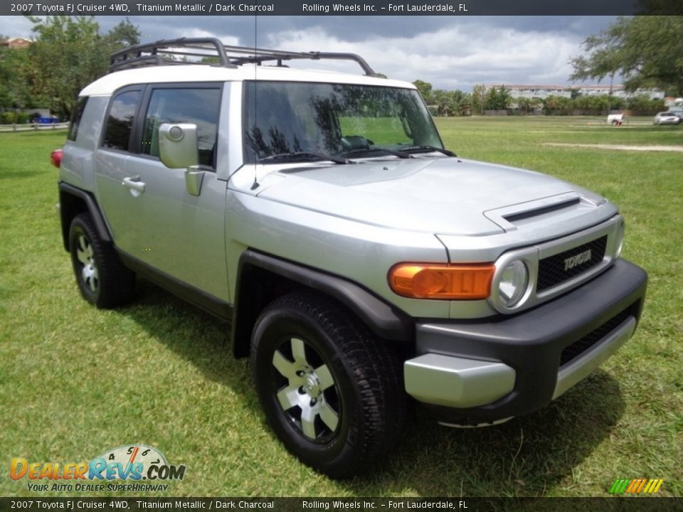 2007 Toyota FJ Cruiser 4WD Titanium Metallic / Dark Charcoal Photo #13