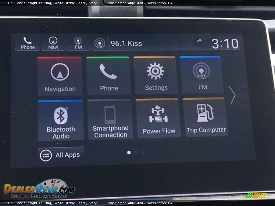 2019 Honda Insight Touring White Orchid Pearl / Ivory Photo #17