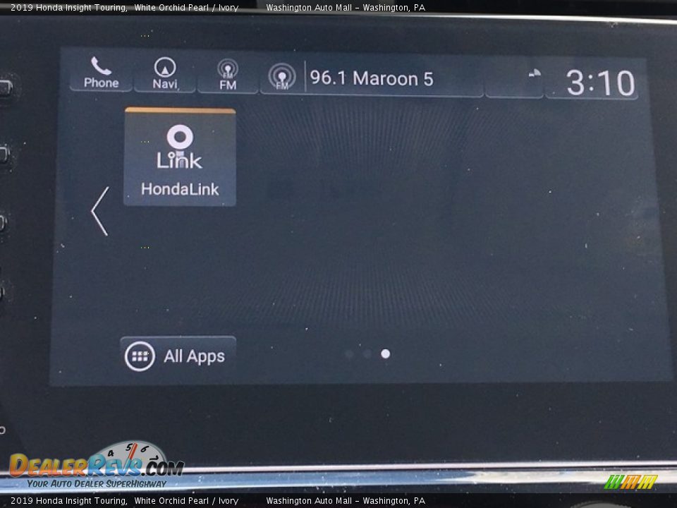 2019 Honda Insight Touring White Orchid Pearl / Ivory Photo #19