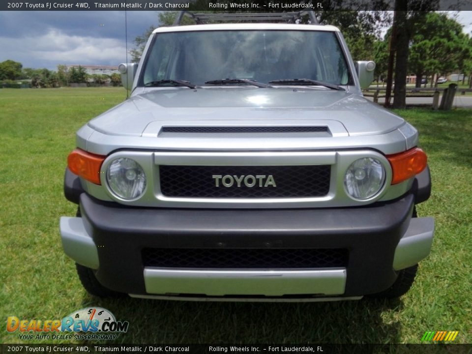 2007 Toyota FJ Cruiser 4WD Titanium Metallic / Dark Charcoal Photo #15