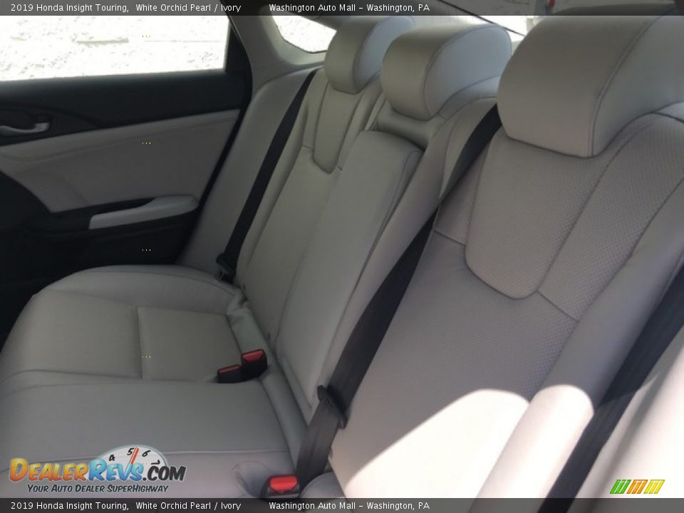 2019 Honda Insight Touring White Orchid Pearl / Ivory Photo #24