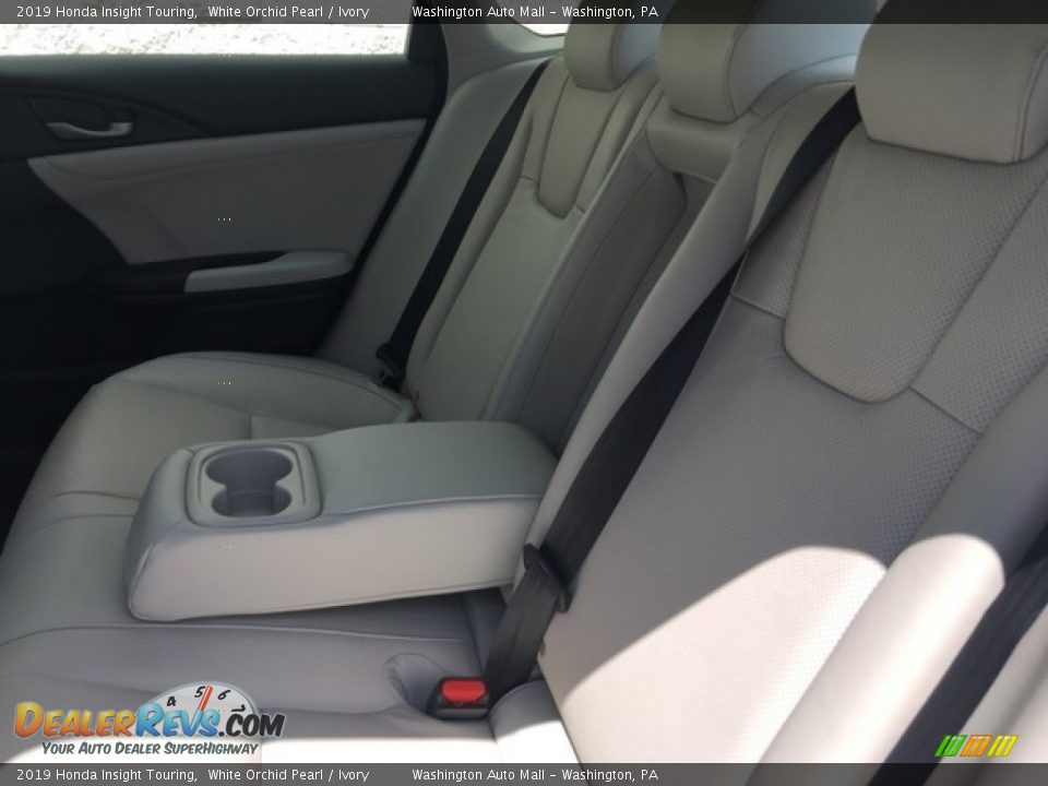 2019 Honda Insight Touring White Orchid Pearl / Ivory Photo #25