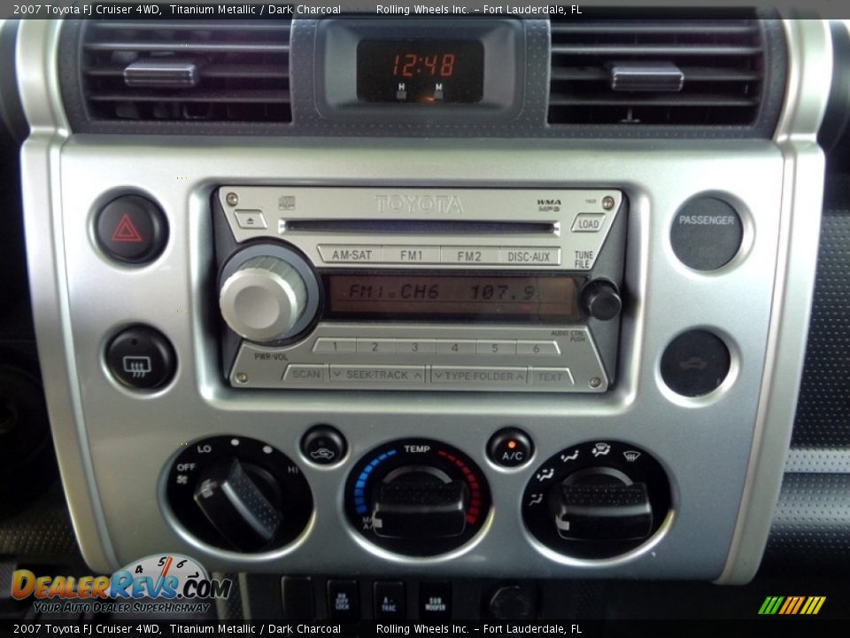2007 Toyota FJ Cruiser 4WD Titanium Metallic / Dark Charcoal Photo #33