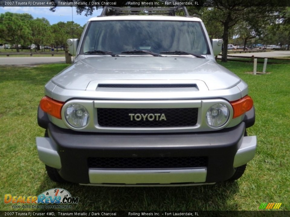 2007 Toyota FJ Cruiser 4WD Titanium Metallic / Dark Charcoal Photo #36