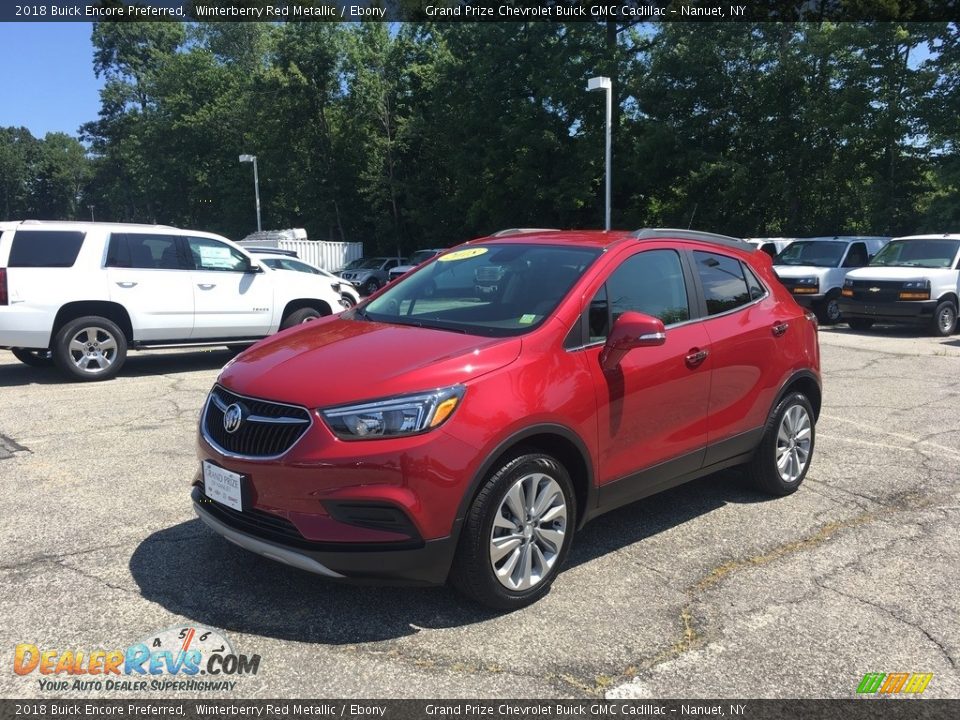 2018 Buick Encore Preferred Winterberry Red Metallic / Ebony Photo #3