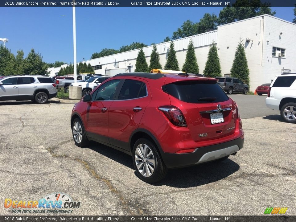 2018 Buick Encore Preferred Winterberry Red Metallic / Ebony Photo #4