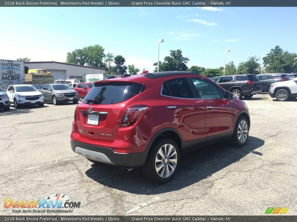 2018 Buick Encore Preferred Winterberry Red Metallic / Ebony Photo #5