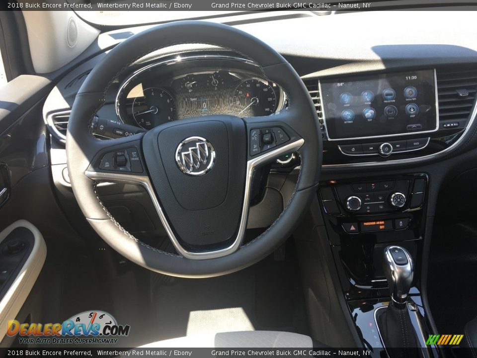 2018 Buick Encore Preferred Winterberry Red Metallic / Ebony Photo #9