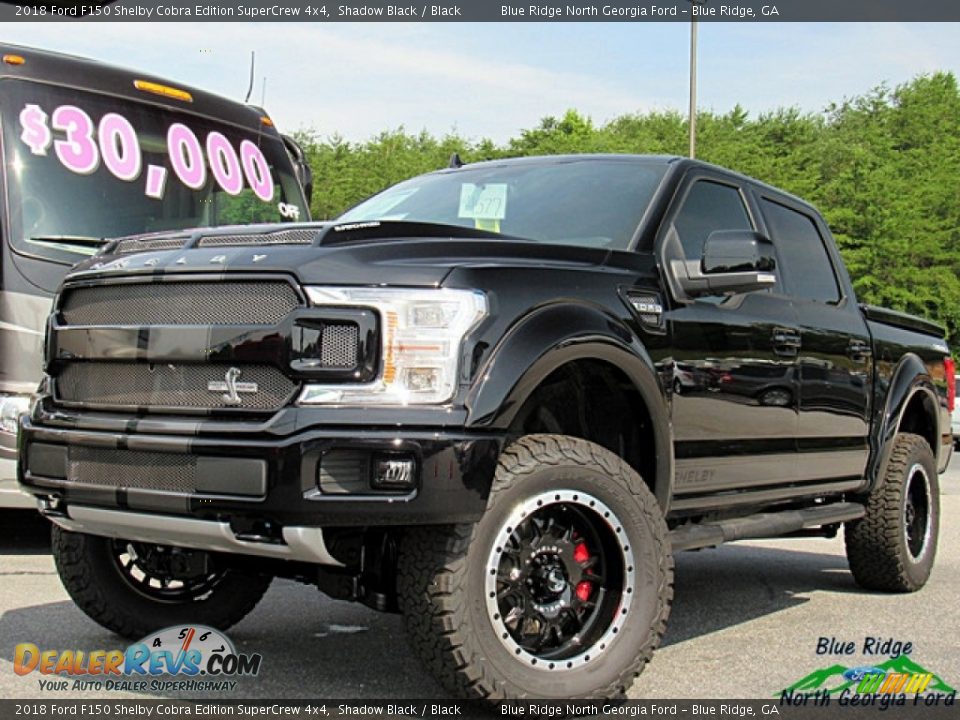 2018 Ford F150 Shelby Cobra Edition SuperCrew 4x4 Shadow Black / Black Photo #1