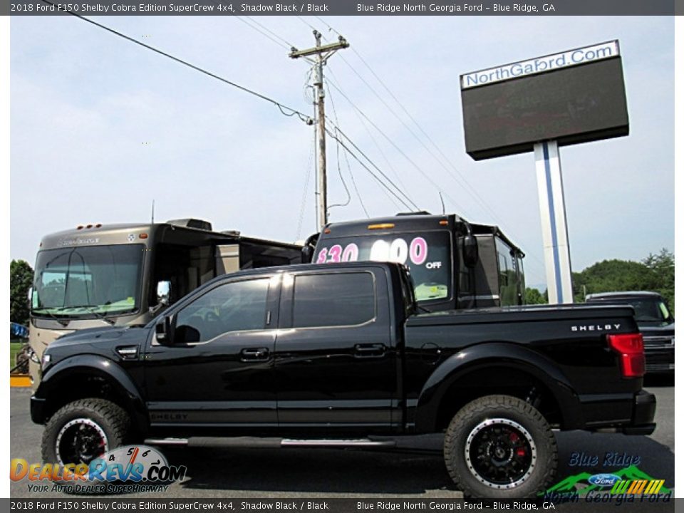 2018 Ford F150 Shelby Cobra Edition SuperCrew 4x4 Shadow Black / Black Photo #2