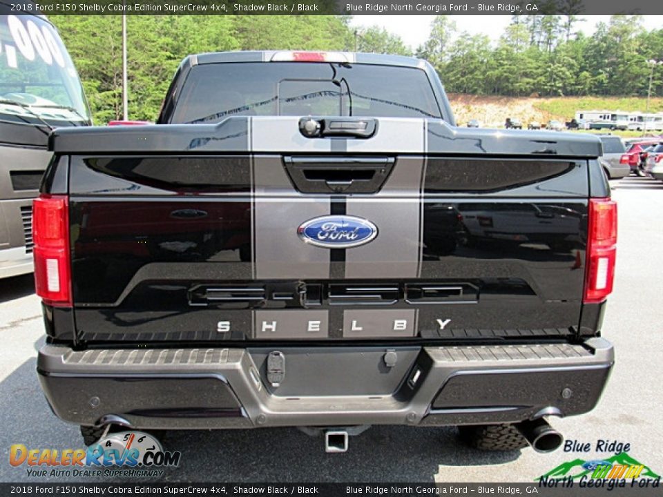 2018 Ford F150 Shelby Cobra Edition SuperCrew 4x4 Shadow Black / Black Photo #5
