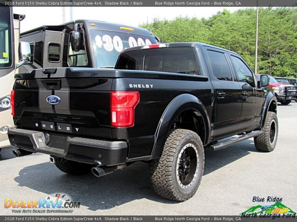 2018 Ford F150 Shelby Cobra Edition SuperCrew 4x4 Shadow Black / Black Photo #6