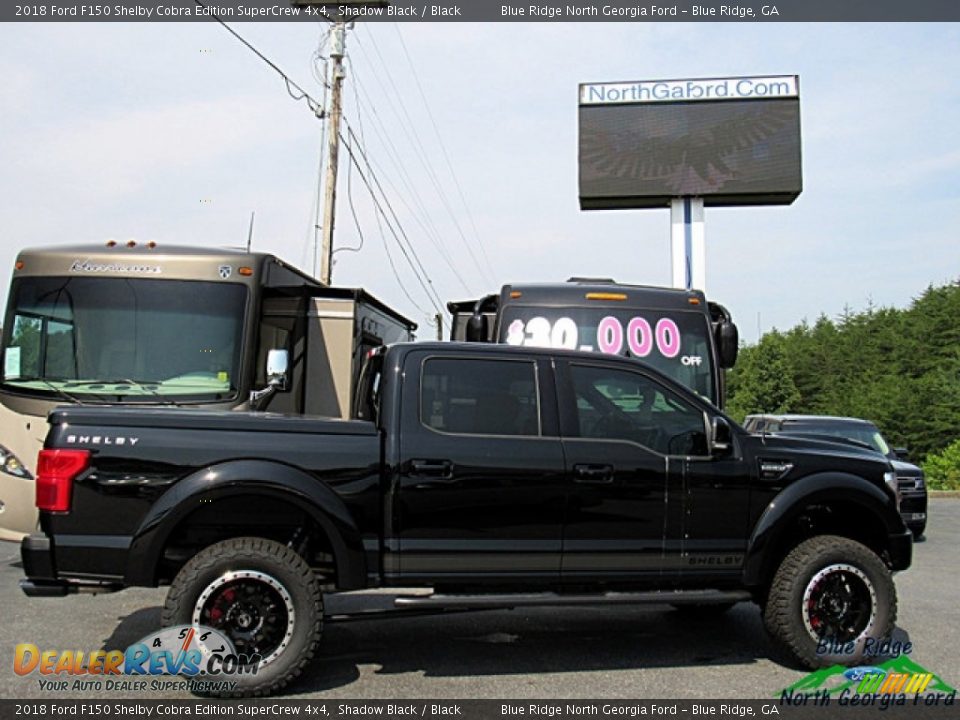 2018 Ford F150 Shelby Cobra Edition SuperCrew 4x4 Shadow Black / Black Photo #7